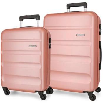 Roll Road unisex. 584956C Juego de dos maletas rígidas 55-65cm Flex nude (OSFA)