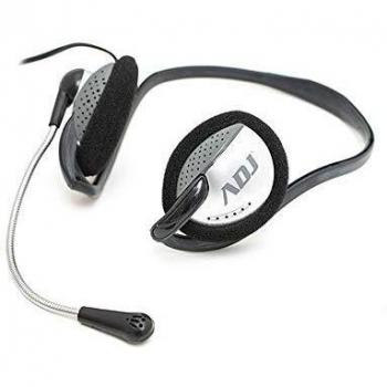 ADJ Easy Backheadset Cuffie con Microfono Flessibile per PC