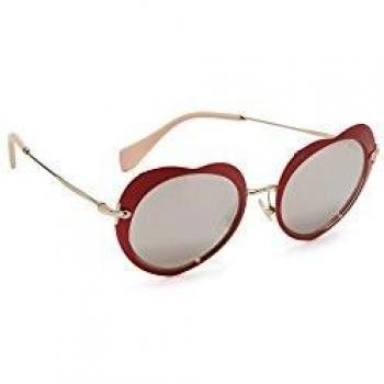 Miu Miu MU54RS USS2B0 Anteojos de Sol para Mujer Plateadas
