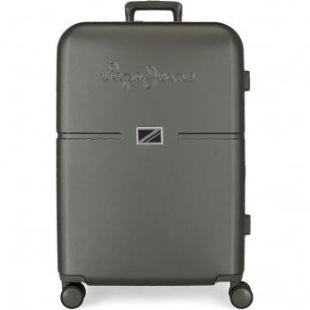 Maleta Cabina Pepe Jeans Rígida Negro 48x70x28 cm