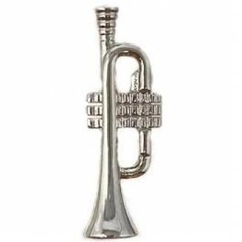 Inmaculada Romero Pin Metálico Trompeta 25.5 Mm Plateado Detalles