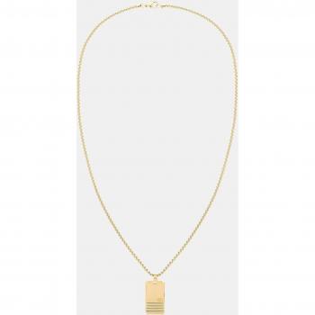 Collar de acero dorado Tommy Hilfiger para hombre