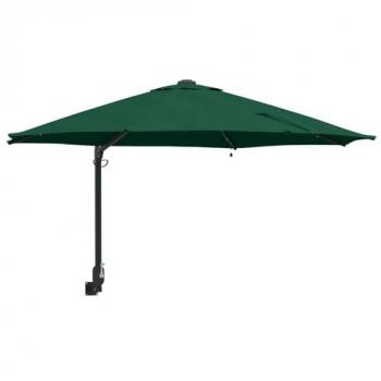 Parasol Verde Vidaxl 248 cm con Leds