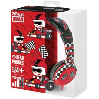 Trust Urban Spila Cuffie per Bambini con Limite di Volume Massimo