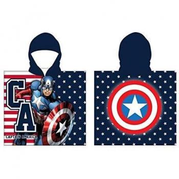 Poncho toalla Capitán América Marvel