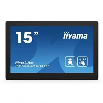 Iiyama ProLite TW1523AS-B1P Monitor PC 39.6 cm (15.6) 1920 x 1080 Pixel Full HD LED Touch screen Multi utente Nero