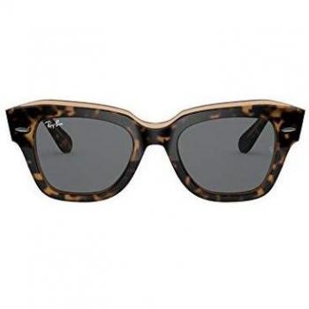 Ray-Ban 0RB2186 Gafas de Sol, Havana ON Transparent Brown, 52 Unisex Adulto