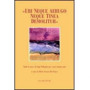 «Ubi neque aerugo neque tinea demolitur». Studi offerti in onore di Luigi Pellegrini per i suoi settant'anni
