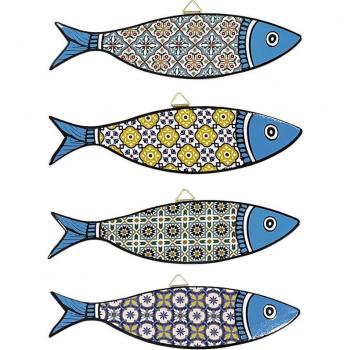 Colgante Pez Azul 4 U