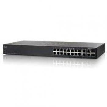 Cisco SG300-20 Switch di Rete, Nero