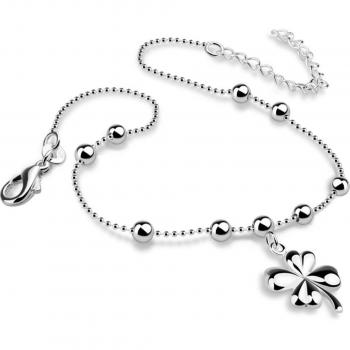 Pulsera de Plata “Trébol Fresco”