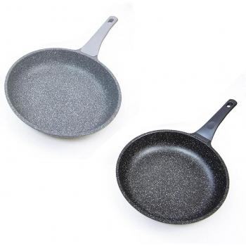 Juego de Sarténes Antiadherentes con Tapa de Vidrio