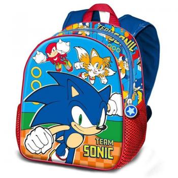 Mochila 3D Team Sonic the Hedgehog 31cm