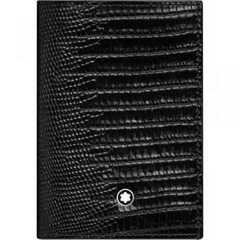 Montblanc Meisterstück Selección Lagarto Caja para Tarjetas de Visita, 10 cm, Negro