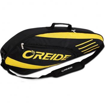 Bolsa Doble Capa para Bádminton 6-12 Raquetas con Compartimento para Zapatos