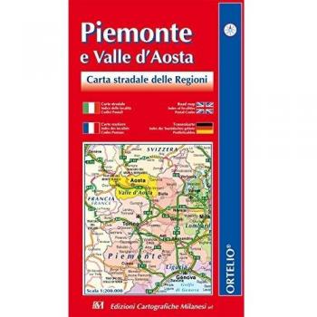 Piemonte e valle d'Aosta. Carta stradale 1:200.000