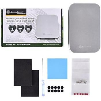 Box Esterno SSD/HDD Silverstone MMS02C – Alluminio Nero