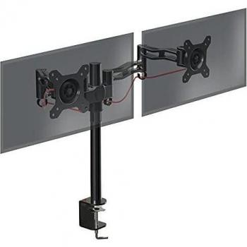 Duronic DM352 BK Supporto Monitor Dual 13-27 in Alluminio