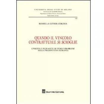 Quando il vincolo contrattuale si scioglie