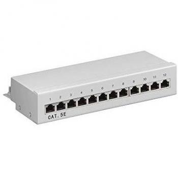 Pannello patch 12 porte Cat. 5E STP
