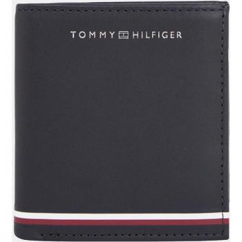 Cartera de piel Tommy Hilfiger azul marino con monedero interior