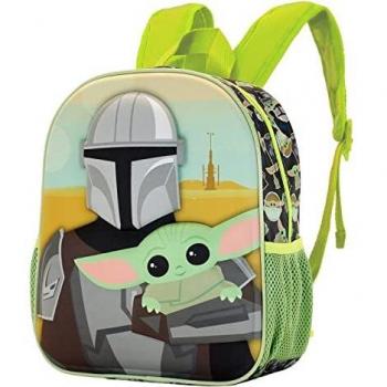 Karactermania The Mandalorian Eyes Mochila 3D Pequeña, Azul