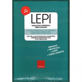 LEPI. Linguaggio espressivo prima infanzia. Test per la valutazione delle competenze espressive e morfosintattiche in età  prescolare. Con 25 Carte illustrate. Con Mascherina porta-vignette. Con ...