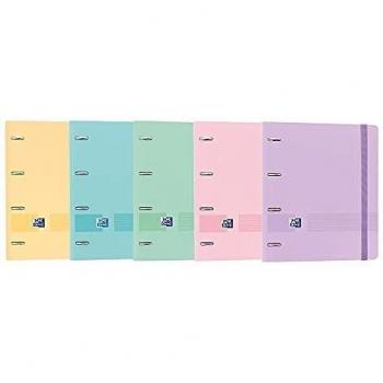 Archivador A4 4 anillas con recambio colores surtidos