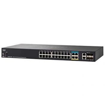 Cisco Small Business SG350X-24PD Gestito L2/L3 Gigabit Ethernet (10/100/1000) Supporto Power over Ethernet (PoE) 1U Nero
