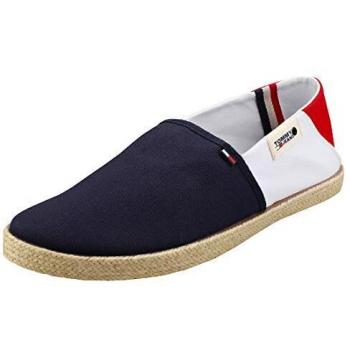 Tommy Hilfiger Tommy Jeans Zapato de Verano, Mocasines Hombre, Blanco (White Ybs), 43 EU