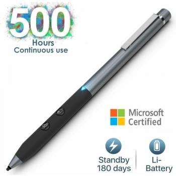 Heiyo Surface Penna Stilo, 1024 Pressione l'uso Continuo per Ben 500 Ore e 180 Giorni in Standby Compatibile con Surface 3/4, Surface PRO 3/PRO 4/PRO(2017), Surface Laptop/Book/Go
