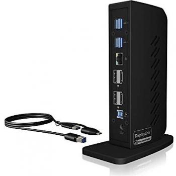 Docking Station ICY BOX IB‑DK2252AC – USB C 10 Gbps