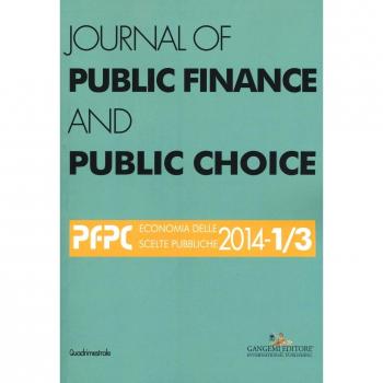 Journal of public finance and public choice (2014) vol. 1-3