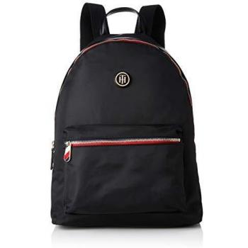 Tommy Hilfiger Poppy Backpack, Mochila para Mujer, Negro, 13x40x30 cm