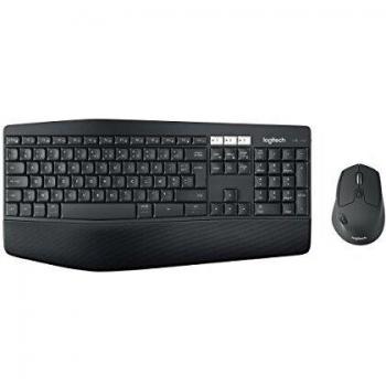Logitech MK850 Tastiera e Mouse Set con Layout francese AZERTY, nero