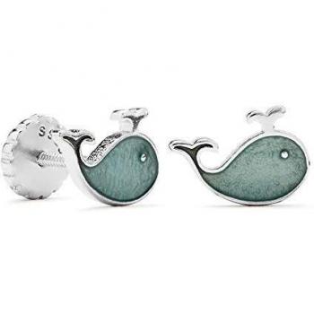 Pendientes Baby Daka Plata 925 Ballena Luxenter