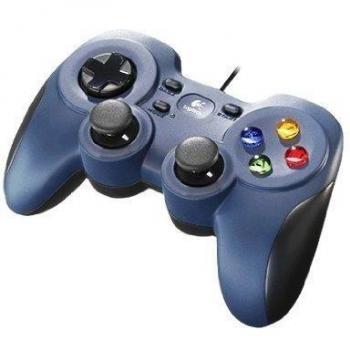 Logitech F310 Gamepad PC USB 2.0 Nero, Blu