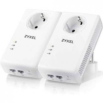 Zyxel Adattatore Powerline Pass‑Thru 1800 Mbps 2 Porte Gigabit Ethernet 2 Pack (PLA5456)
