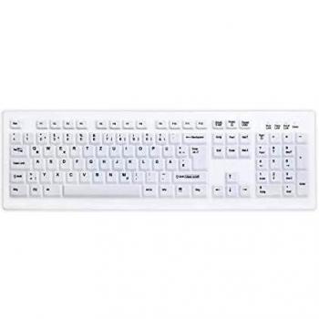 Active Key AK-C8100F Lavabile Disinfettabile USB Bianco