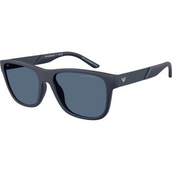Emporio Armani Gafas de Sol Masculinas Cuadradas Azul Inyectado
