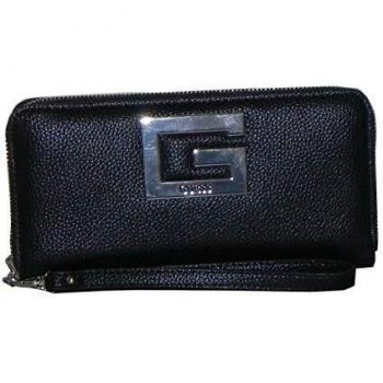 Cartera Guess Brightside Negra con Cremallera SLG JG758046