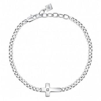 Morellato Pulsera Cross Hombre Acero Circonitas SKR64