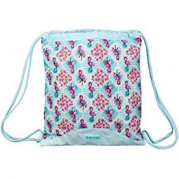 Saco Moos Flamingo Turquesa Oficial 350x400mm