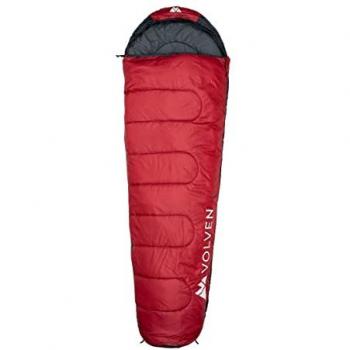 Saco de Dormir Volven Traveller Rojo Izquier