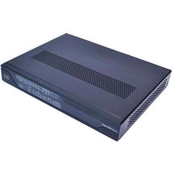 Router Cisco C891F-K9 con interfaccia Gigabit Ethernet cablata nero e grigio