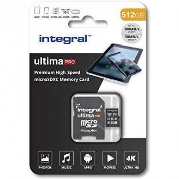 MicroSD Integral 512 GB Premium Ultra Velocità