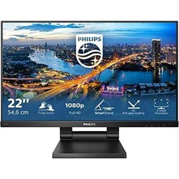 PHILIPS MONITOR TOUCH 21,5 LED TN 16:9 FHD 4MS 250 CDM, VGA/DP/HDMI, MULTIMEDIALE