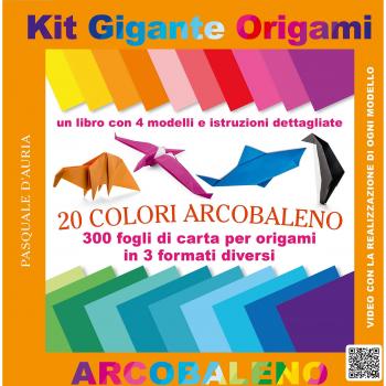 Kit gigante origami. 20 colori arcobaleno. Ediz. a colori. Con gadget