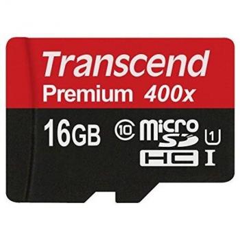 Transcend TS16GUSDCU1 Memoria MicroSDHC da 16 GB senza Adattatore Classe 10 U1