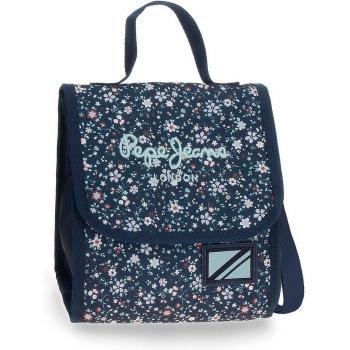 Pepe Jeans Mochila Saco y Porta Alimentos Alenka Azul